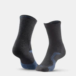 Quechua 2 Paires De Chaussettes De Randonnée Tiges Hautes Enfant Crossocks Noir Gris -Quechua Magasin 2 paires de chaussettes de randonnee tiges hautes enfant crossocks noir gris 8