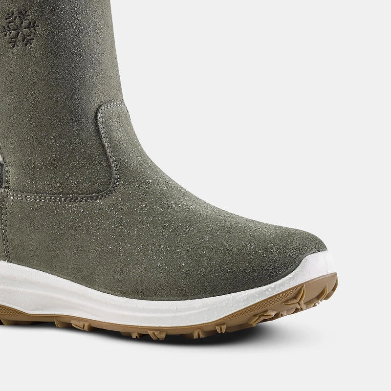 Quechua Bottes De Neige Chaudes Imperméables De Randonnée - SH500 Cuir- Femme 2 Quechua Bottes De Neige Chaudes Imperméables De Randonnée - SH500 Cuir- Femme – Image 2