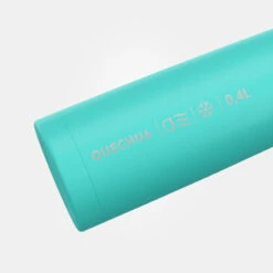Quechua Bouteille Isotherme Inox 0,4L Avec Gobelet Pour La Randonnée - Turquoise -Quechua Magasin bouteille isotherme inox 04l avec gobelet pour la randonnee turquoise 2