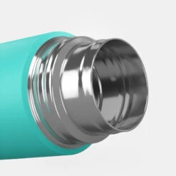 Quechua Bouteille Isotherme Inox 0,4L Avec Gobelet Pour La Randonnée - Turquoise -Quechua Magasin bouteille isotherme inox 04l avec gobelet pour la randonnee turquoise 6