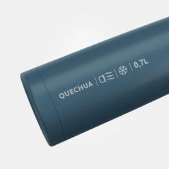 Quechua Bouteille Isotherme Inox 0,7L Avec Gobelet Pour La Randonnée - Bleu -Quechua Magasin bouteille isotherme inox 07l avec gobelet pour la randonnee bleu 2