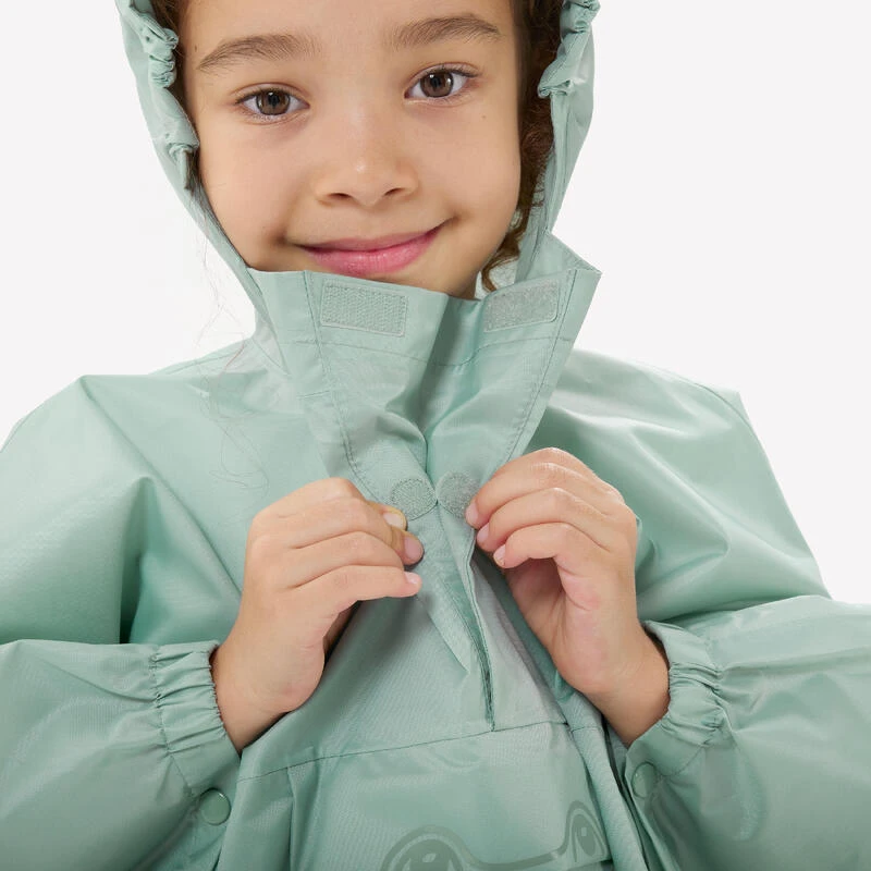 Quechua Cape De Pluie MH100 2-6 Ans VERTE 7 Quechua Cape De Pluie MH100 2-6 Ans VERTE – Image 7