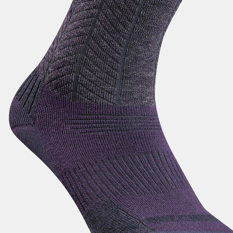 Quechua Chaussettes Chaudes De Randonnée - SH500 MID - X2 Paires 4 Quechua Chaussettes Chaudes De Randonnée - SH500 MID - X2 Paires – Image 4
