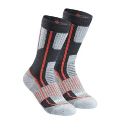 Quechua Chaussettes Chaudes De Randonnée - SH500 MOUNTAIN MID - Enfant X2 Paires -Quechua Magasin chaussettes chaudes de randonnee sh500 mountain mid enfant x2 paires 2