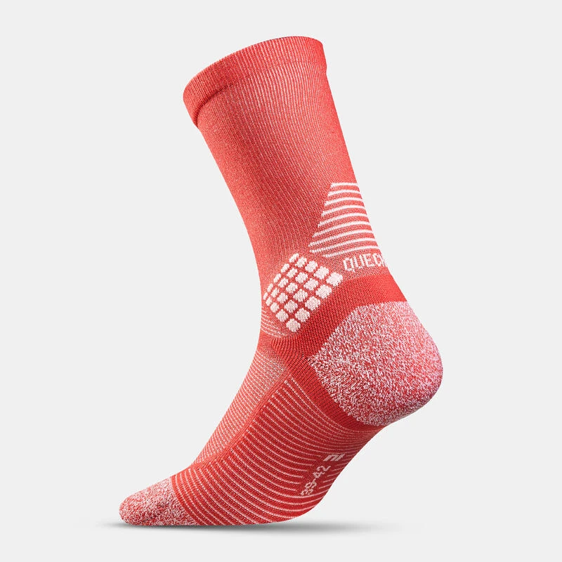 Quechua Chaussettes Randonnée - Hike 500 High Corail X2 Paires 4 Quechua Chaussettes Randonnée - Hike 500 High Corail X2 Paires – Image 4