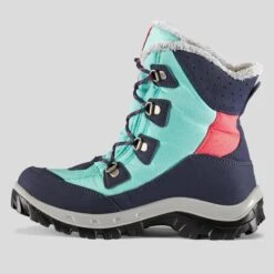 Quechua CHAUSSURES CHAUDES IMPERMÉABLES DE RANDONNÉE -SH500 WARM HIGH LACET-ENFANT 30-38 -Quechua Magasin chaussures chaudes impermeables de randonnee sh500 warm high lacet enfant 30 38 2