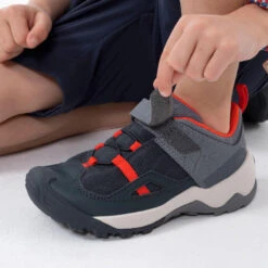 Quechua Chaussures De Randonnée Enfant à Scratch Crossrock Grise Rouge Du 24 AU 34 -Quechua Magasin chaussures de randonnee enfant a scratch crossrock grise rouge du 24 au 34 5