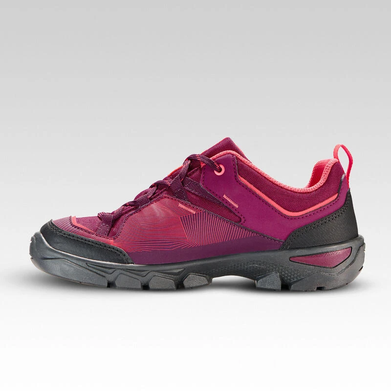 Quechua Chaussures De Randonnée Enfant Basses Avec Lacet MH120 LOW Violettes 35 AU 38 2 Quechua Chaussures De Randonnée Enfant Basses Avec Lacet MH120 LOW Violettes 35 AU 38 – Image 2