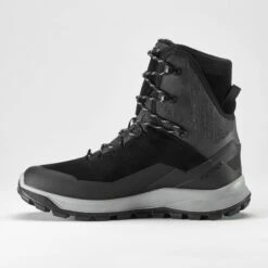 Quechua Chaussures En Cuir Chaudes Et Imperméables De Randonnée - SH900 Hautes - Homme -Quechua Magasin chaussures en cuir chaudes et impermeables de randonnee sh900 hautes homme 2