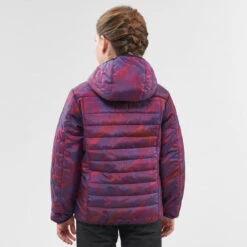Quechua Doudoune De Randonnée Enfant MH500 Violet Print 7- 15 Ans -Quechua Magasin doudoune de randonnee enfant mh500 violet print 7 15 ans 3