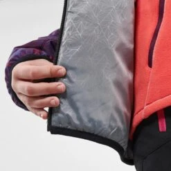 Quechua Doudoune De Randonnée Enfant MH500 Violet Print 7- 15 Ans -Quechua Magasin doudoune de randonnee enfant mh500 violet print 7 15 ans 4