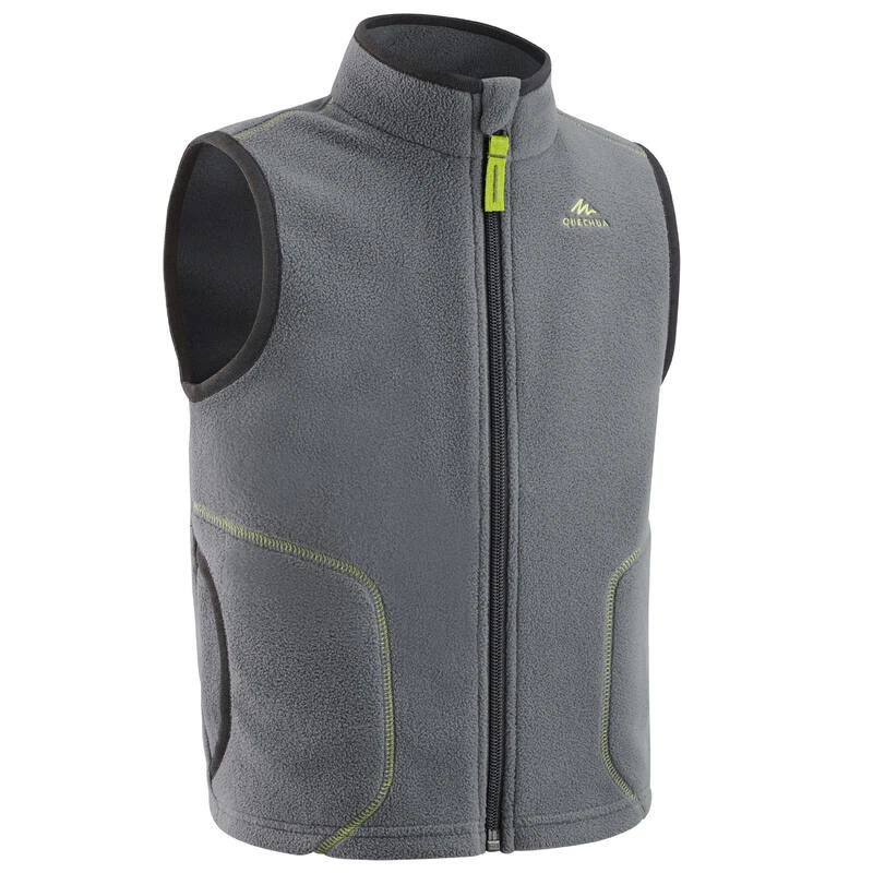 Quechua Gilet Polaire Sans Manche De Randonnée - MH150 Gris - Enfant 2 - 6 Ans 2 Quechua Gilet Polaire Sans Manche De Randonnée - MH150 Gris - Enfant 2 - 6 Ans – Image 2
