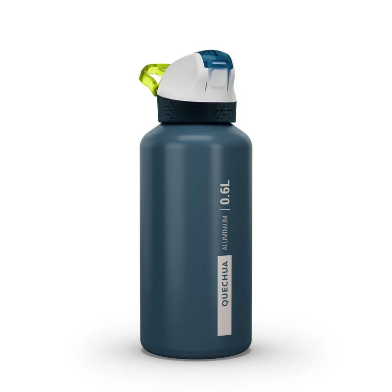 Quechua Gourde Alu 0,6L Avec Bouchon Instantané Et Pipette Pour La Randonnée 1 Quechua Gourde Alu 0,6L Avec Bouchon Instantané Et Pipette Pour La Randonnée