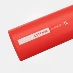 Quechua Gourde Alu 1L Avec Bouchon à Ouverture Rapide Pour La Randonnée - Rouge -Quechua Magasin gourde alu 1l avec bouchon a ouverture rapide pour la randonnee rouge 2
