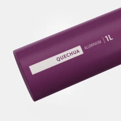 Quechua Gourde Alu 1L Avec Bouchon à Ouverture Rapide Pour La Randonnée - Violet -Quechua Magasin gourde alu 1l avec bouchon a ouverture rapide pour la randonnee violet 2