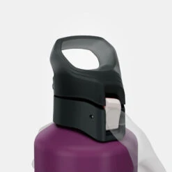 Quechua Gourde Alu 1L Avec Bouchon à Ouverture Rapide Pour La Randonnée - Violet -Quechua Magasin gourde alu 1l avec bouchon a ouverture rapide pour la randonnee violet 5