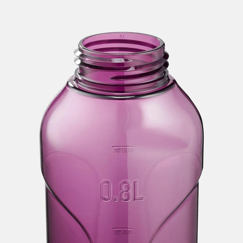 Quechua Gourde Ecozen® 0,8L Avec Bouchon Ouverture Rapide Pour La Randonnée - Violet 4 Quechua Gourde Ecozen® 0,8L Avec Bouchon Ouverture Rapide Pour La Randonnée - Violet – Image 4