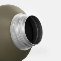 Quechua Gourde Inox 1,5L Avec Bouchon à Vis Pour La Randonnée - Kaki -Quechua Magasin gourde inox 15l avec bouchon a vis pour la randonnee kaki 6