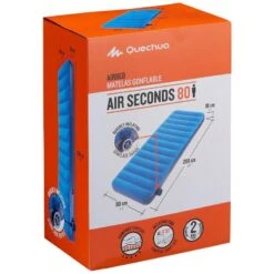 Quechua MATELAS GONFLABLE DE CAMPING - AIR SECONDS 80 CM - 1 PERSONNE -Quechua Magasin matelas gonflable de camping air seconds 80 cm 1 personne 3