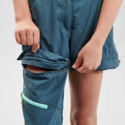 Quechua Pantalon De Randonnée Modulable - MH500 Turquoise - Enfant 7-15 Ans 10 Quechua Pantalon De Randonnée Modulable - MH500 Turquoise - Enfant 7-15 Ans -Quechua Magasin pantalon de randonnee modulable mh500 turquoise enfant 7 15 ans 1