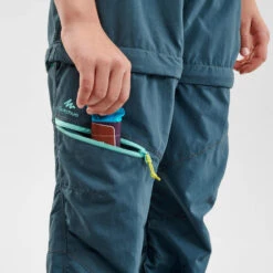 Quechua Pantalon De Randonnée Modulable - MH500 Turquoise - Enfant 7-15 Ans 12 Quechua Pantalon De Randonnée Modulable - MH500 Turquoise - Enfant 7-15 Ans -Quechua Magasin pantalon de randonnee modulable mh500 turquoise enfant 7 15 ans 3