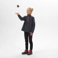 Quechua Polaire De Randonnée - MH100 Grise Foncée - Enfant 7-15 Ans -Quechua Magasin polaire de randonnee mh100 grise foncee enfant 7 15 ans 2