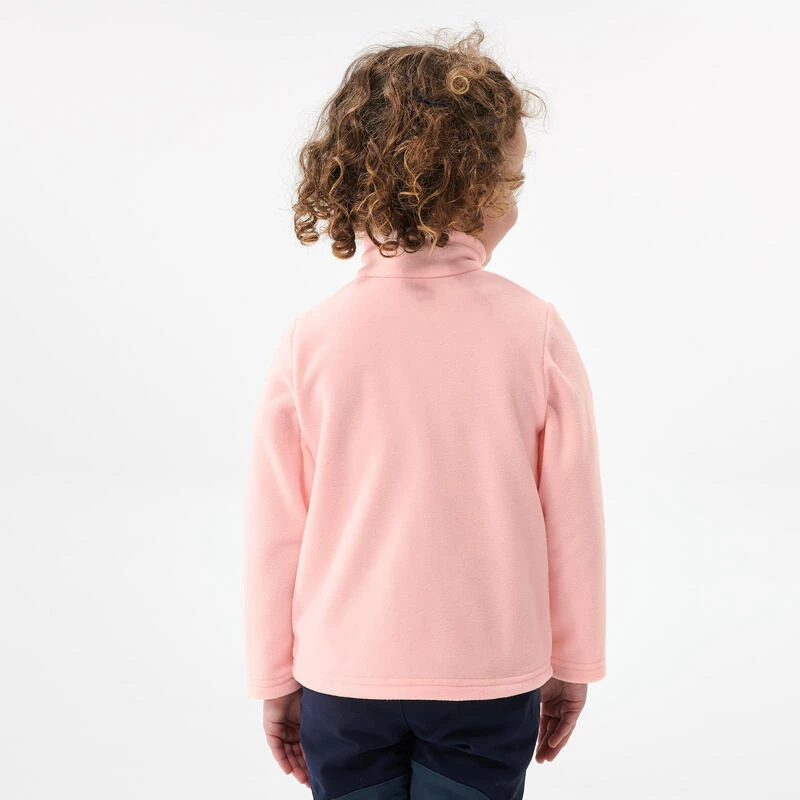 Quechua Polaire De Randonnée - MH100 Rose - Enfant 2-6 Ans 4 Quechua Polaire De Randonnée - MH100 Rose - Enfant 2-6 Ans – Image 4