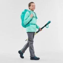 Quechua Polaire De Randonnée - MH100 Turquoise - Enfant 7-15 Ans -Quechua Magasin polaire de randonnee mh100 turquoise enfant 7 15 ans 2