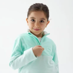 Quechua Polaire De Randonnée MH120 Turquoise - Enfant 2-6 Ans -Quechua Magasin polaire de randonnee mh120 turquoise enfant 2 6 ans 6