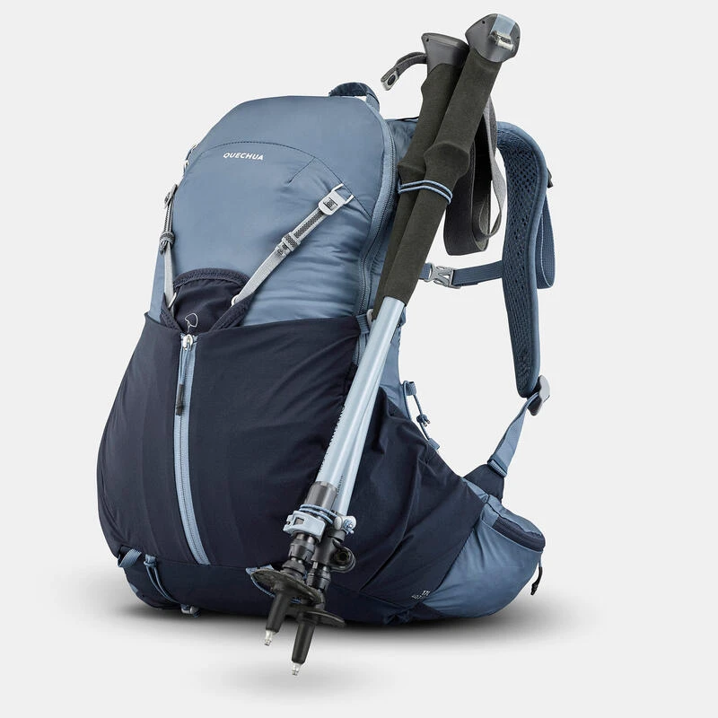 Quechua Sac à Dos Ultra Léger De Randonnée Rapide FH 500 Femme Bleu. 3 Quechua Sac à Dos Ultra Léger De Randonnée Rapide FH 500 Femme Bleu. – Image 3