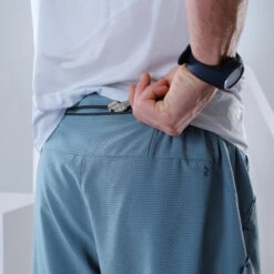 Quechua Short De Randonnée Rapide FH 900 Homme Bleu Tempête. -Quechua Magasin short de randonnee rapide fh 900 homme bleu tempete 2