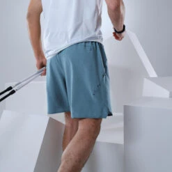 Quechua Short De Randonnée Rapide FH 900 Homme Bleu Tempête. -Quechua Magasin short de randonnee rapide fh 900 homme bleu tempete 4