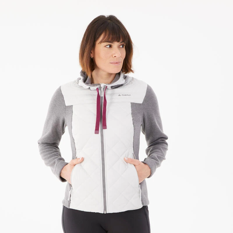 Quechua Sweat à Capuche De Randonnée - NH100 Hybrid - Femme 4 Quechua Sweat à Capuche De Randonnée - NH100 Hybrid - Femme – Image 4