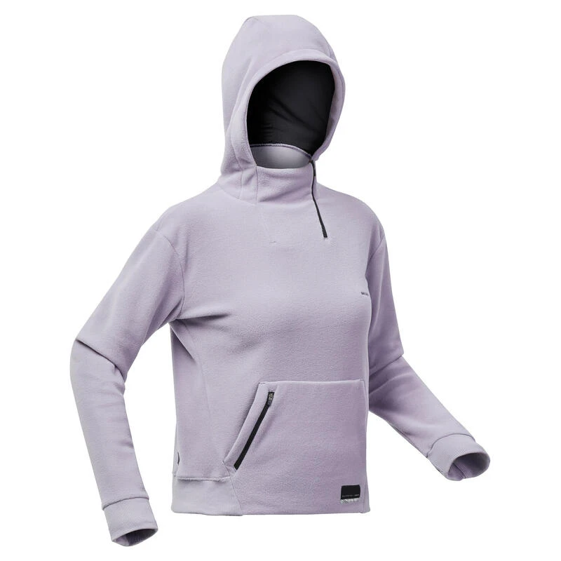 Quechua Sweat Polaire De Randonnée - MH100 Hoodie - Femme 2 Quechua Sweat Polaire De Randonnée - MH100 Hoodie - Femme – Image 2