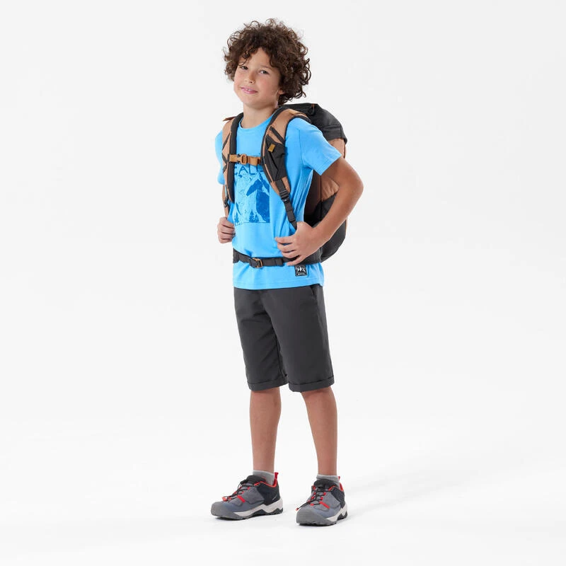 Quechua T-Shirt De Randonnée - MH100 Bleu - Enfant 7-15 Ans 6 Quechua T-Shirt De Randonnée - MH100 Bleu - Enfant 7-15 Ans – Image 6