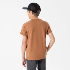 Quechua T-Shirt De Randonnée - MH100 Marron - Enfant 7-15 Ans -Quechua Magasin t shirt de randonnee mh100 marron enfant 7 15 ans 3