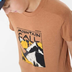 Quechua T-Shirt De Randonnée - MH100 Marron - Enfant 7-15 Ans -Quechua Magasin t shirt de randonnee mh100 marron enfant 7 15 ans 4
