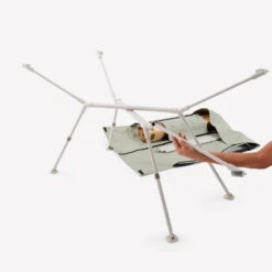 Quechua TABLE DE CAMPING COMPACTE 4/6 PERSONNES - PLATEAU BOIS - POCHE DE RANGEMENT -Quechua Magasin table de camping compacte 46 personnes plateau bois poche de rangement 5