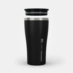 Quechua Tasse / Verre MH500 Isotherme (double Paroi Inox) Camp Du Randonneur 0,5L Noir -Quechua Magasin tasse verre mh500 isotherme double paroi inox camp du randonneur 05l noir 7