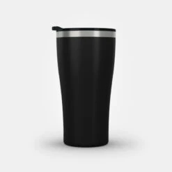 Quechua Tasse / Verre MH500 Isotherme (double Paroi Inox) Camp Du Randonneur 0,5L Noir -Quechua Magasin tasse verre mh500 isotherme double paroi inox camp du randonneur 05l noir 8