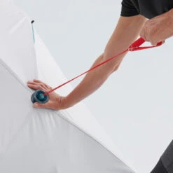 Quechua Tente De Camping - 2 SECONDS EASY - 2 Places - Fresh & Black -Quechua Magasin tente de camping 2 seconds easy 2 places fresh and black 3