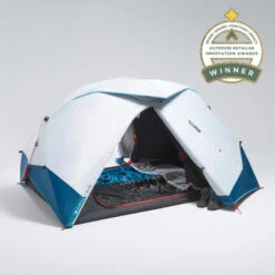 Quechua Tente De Camping - 2 SECONDS EASY - 2 Places - Fresh & Black -Quechua Magasin tente de camping 2 seconds easy 2 places fresh and black 4