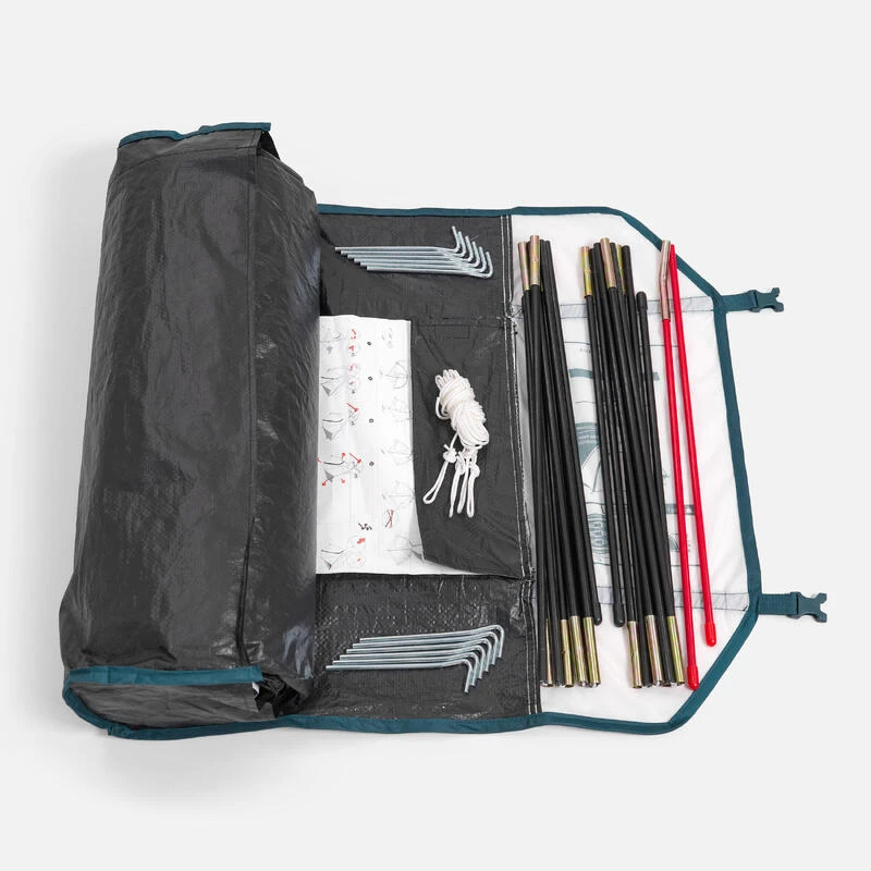 Quechua Tente De Camping - MH100 - 3 Places - Fresh & Black 4 Quechua Tente De Camping - MH100 - 3 Places - Fresh & Black – Image 4