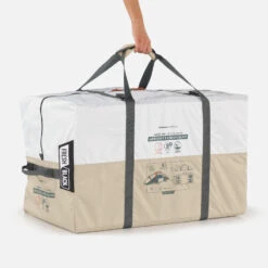Quechua Tente Gonflable De Camping - Air Seconds 8.4 F&B - 8 Places - 4 Chambres -Quechua Magasin tente gonflable de camping air seconds 84 f and b 8 places 4 chambres 4