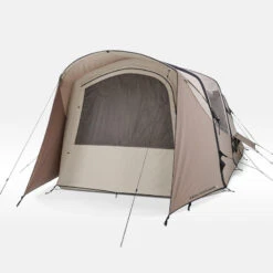 Quechua Tente Gonflable De Camping - AirSeconds 4.2 Polycoton - 4 Personnes - 2 Chambres -Quechua Magasin tente gonflable de camping airseconds 42 polycoton 4 personnes 2 chambres 6
