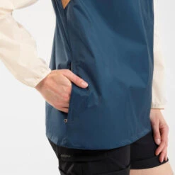 Quechua Veste Coupe Vente Et Déperlante De Randonnée - Raincut 1/2 Zip - Femme -Quechua Magasin veste coupe vente et deperlante de randonnee raincut 12 zip femme 6