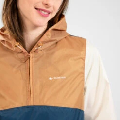 Quechua Veste Coupe Vente Et Déperlante De Randonnée - Raincut 1/2 Zip - Femme -Quechua Magasin veste coupe vente et deperlante de randonnee raincut 12 zip femme 7