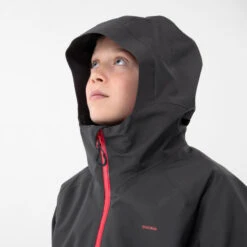 Quechua Veste Imperméable De Randonnée - MH550 Noire - Enfant 9 Quechua Veste Imperméable De Randonnée - MH550 Noire - Enfant -Quechua Magasin veste impermeable de randonnee mh550 noire enfant 3