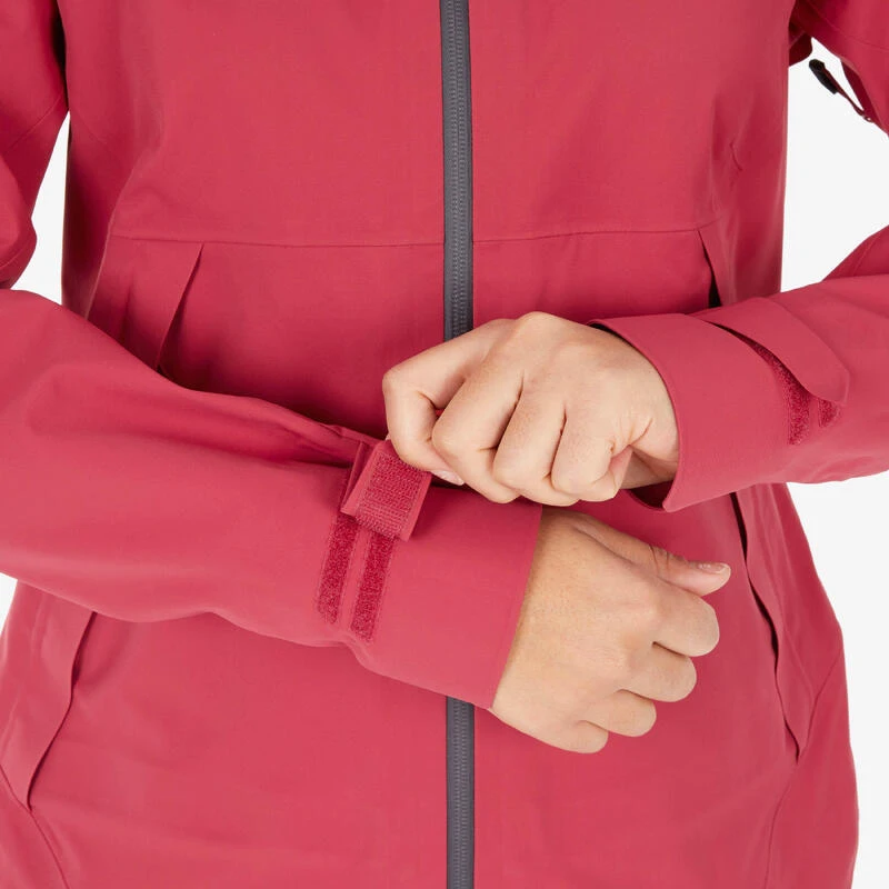 Quechua Veste Imperméable De Randonnée Montagne - MH500 - Femme - Framboise 7 Quechua Veste Imperméable De Randonnée Montagne - MH500 - Femme - Framboise – Image 7