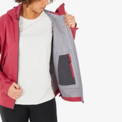 Quechua Veste Imperméable De Randonnée Montagne - MH500 - Femme - Framboise 19 Quechua Veste Imperméable De Randonnée Montagne - MH500 - Femme - Framboise -Quechua Magasin veste impermeable de randonnee montagne mh500 femme framboise 9